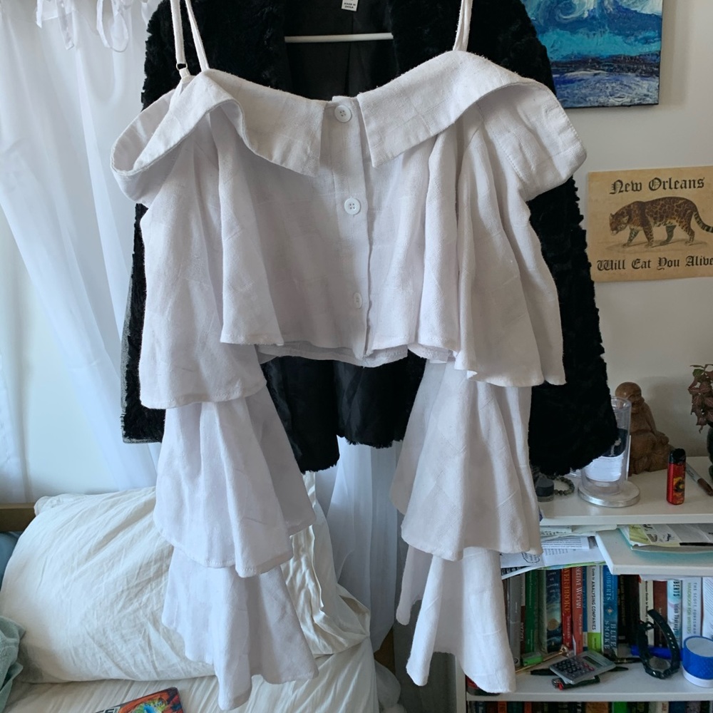 White Spanish style top